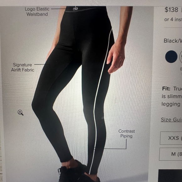 NWOT ALO AIRLIFT HIGH-WAIST SUIT UP LEGGINGS - Picture 3 of 13